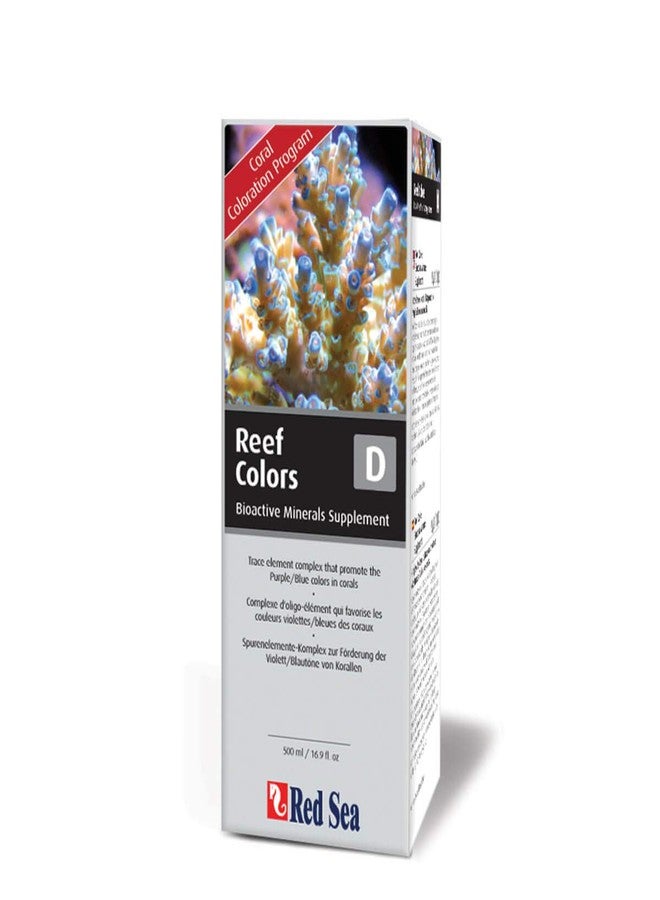 Red Sea Trace Colors D Bioactive Elements for Reef Aquarium 500ml - Image 3